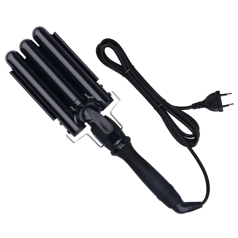 Портативный 25 мм Waver Deep Curly Hair Machine щипцы для завивки нагрева регулировка температуры Инструменты для укладки с термостойкими перчатками