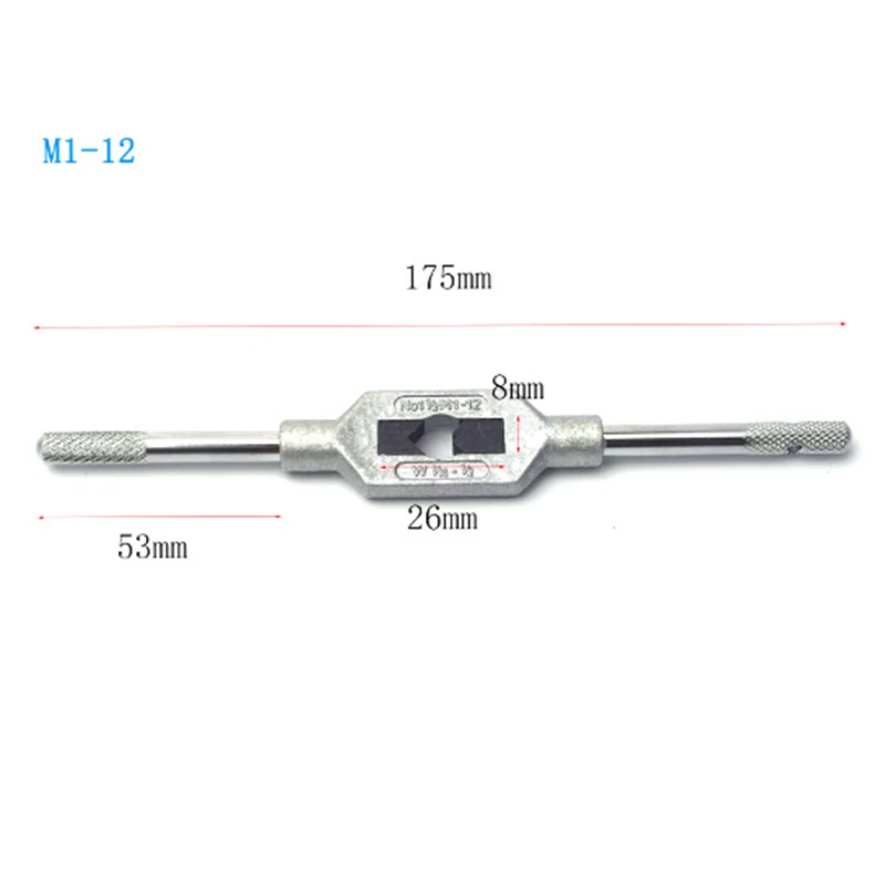 

Adjustable Tool Reamer Tap Wrench Hand Holder M1-M9 Reamer Tapping Wrench Handle MAL999