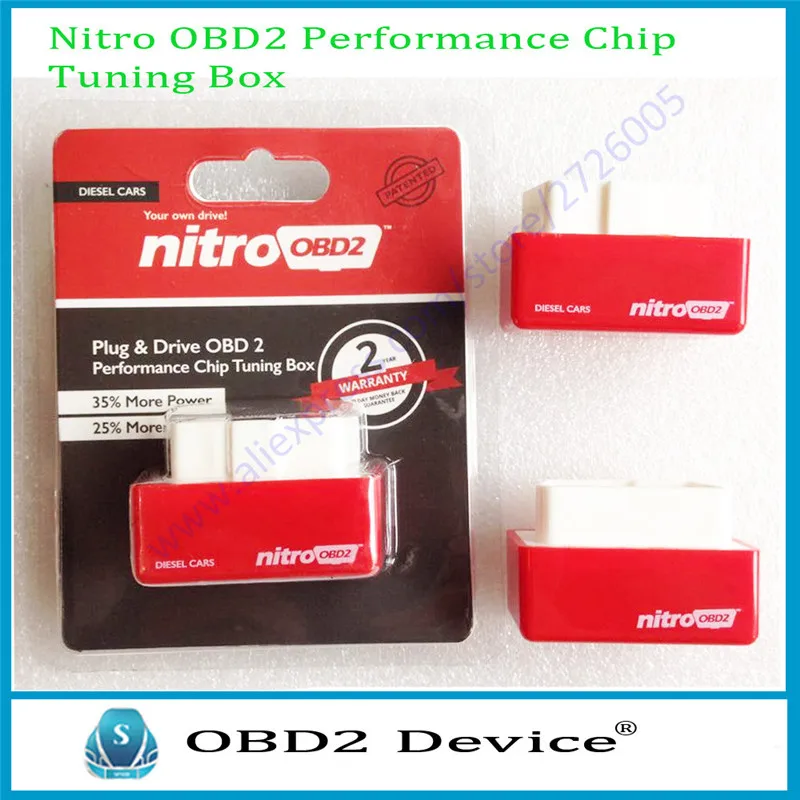 Мощный чип блок настройки Plug Drive NitroOBD2 дизельный Nitro OBD2 дизельный Интерфейс чип блок настройки интерфейс для дизельного автомобиля