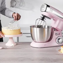 Электрический миксер, Кухонный комбайн, тестомесильная машина 1000 Вт, Миксер для яиц и тортов, кухонный миксер, миксер для приготовления пищи