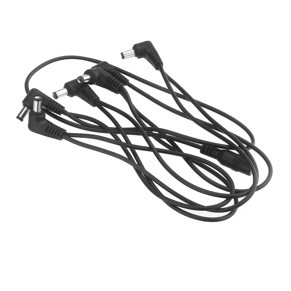 

6 Ways Daisy Chain Multi-interface Connecting 1 to 6 Cable Cord Copper Wire for Guitar Effect Power Supply Adapter