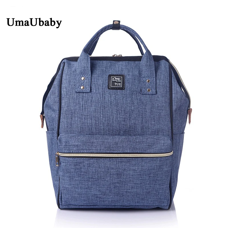 

2019 New Matte Cloth Mummy Bag Waterproof Multi-function Large Capacity Laptop Bag Solid Color Shoulder Bag Travel Backpack