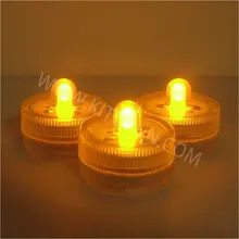 50 шт./партия! Цветочная ваза декоративный непроницаемый подводный светодиодный акцент мини-световая база