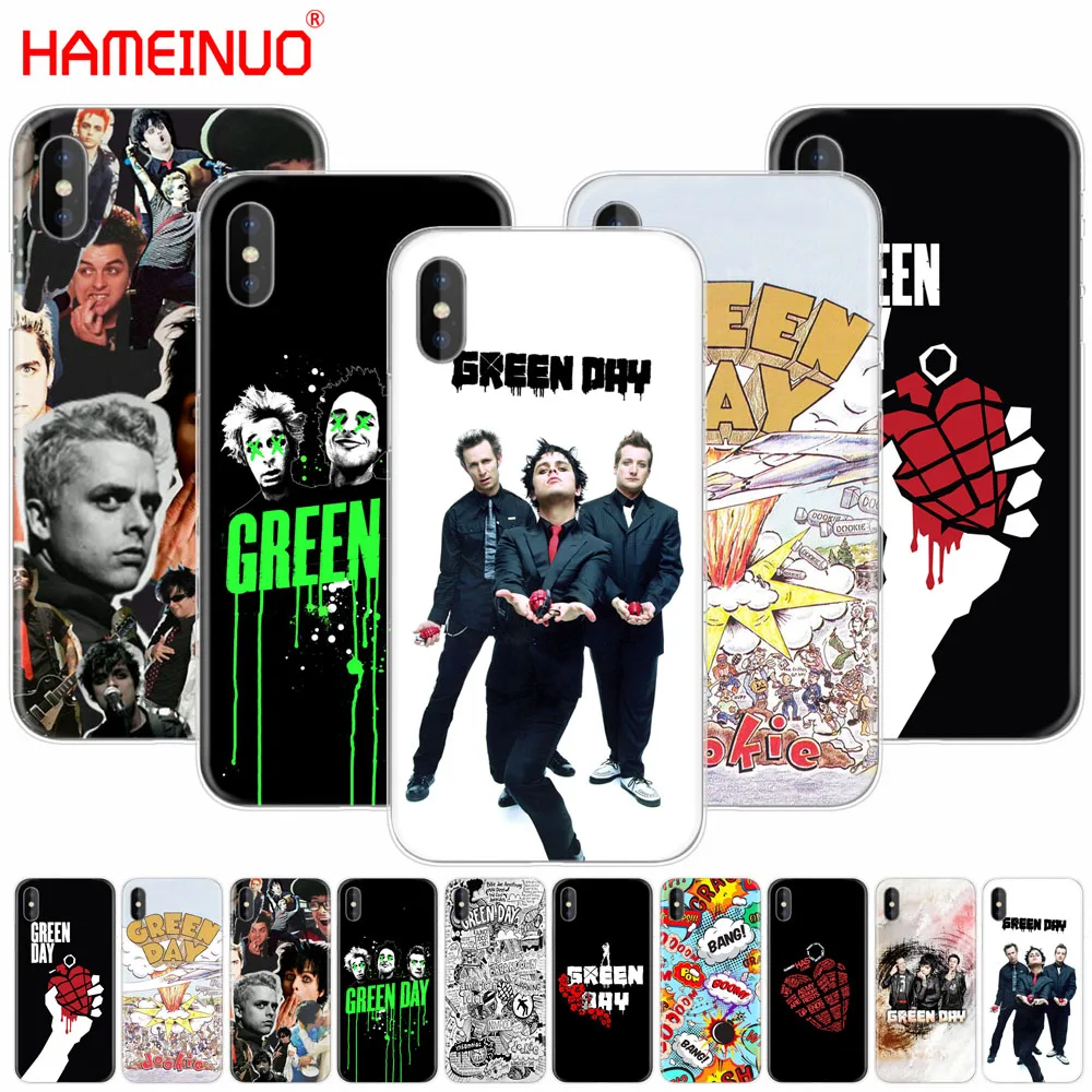 

HAMEINUO GREEN DAY DOOKIE AMERICAN cell phone Cover case for iphone X 8 7 6 4 4s 5 5s SE 5c 6s plus
