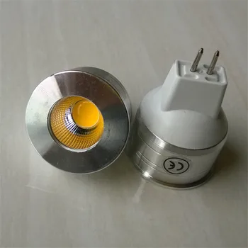 

6pcs/lot Dimmable GU4 MR11 5W COB LED Light Energy Saving Spotlight Bulbs Cold White Warm White