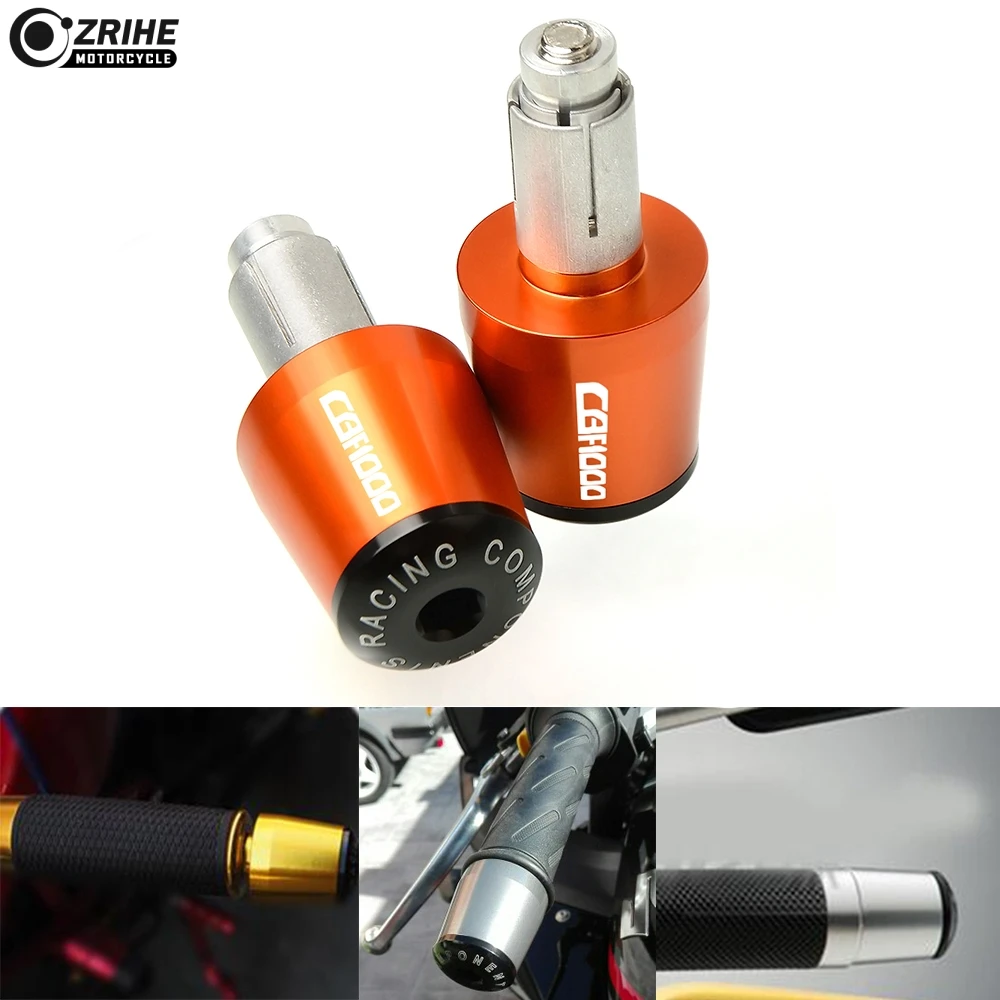 

For Honda CBF 1000 CBF1000 CNC Billet 7/8'' 22 MM Handlebar Gear Balanced Plug Slider Handle Bar End Grips Cap High Quality