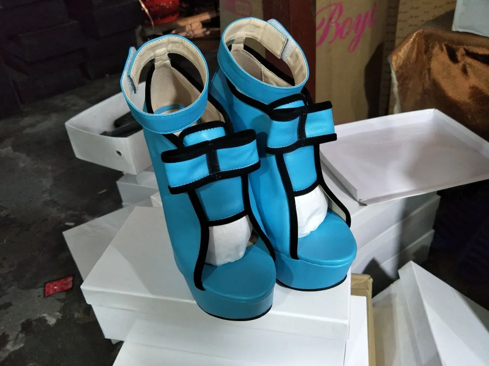 SHOOFOO обувь элегантные Модная одежда;, 14,5 см, обувь на танкетке, туфли-лодочки с открытым носком, женская обувь. Размер: 34-45