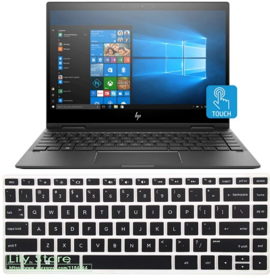 13,3 дюймов Чехол для клавиатуры ноутбука Защитная крышка для hp Envy x360 13 2-в-1 13," FHD сенсорный экран-Экран ноутбук