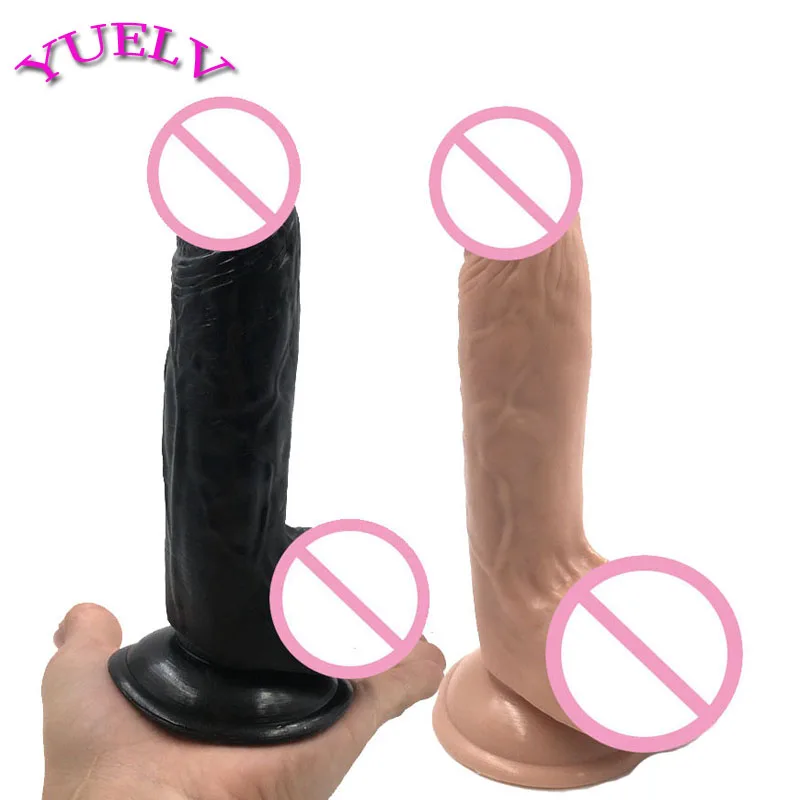 YUELV 194CM Realistic Dildo Adult Sex Products For Women 2 Colors Big Dong Strong Sucker Flexible Penis Big Dick Erotic Toys