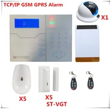 2018 Wireless TCP/IP Alarm System GSM Burglar Alarm Home Security Alarm System With HD Wifi Camera