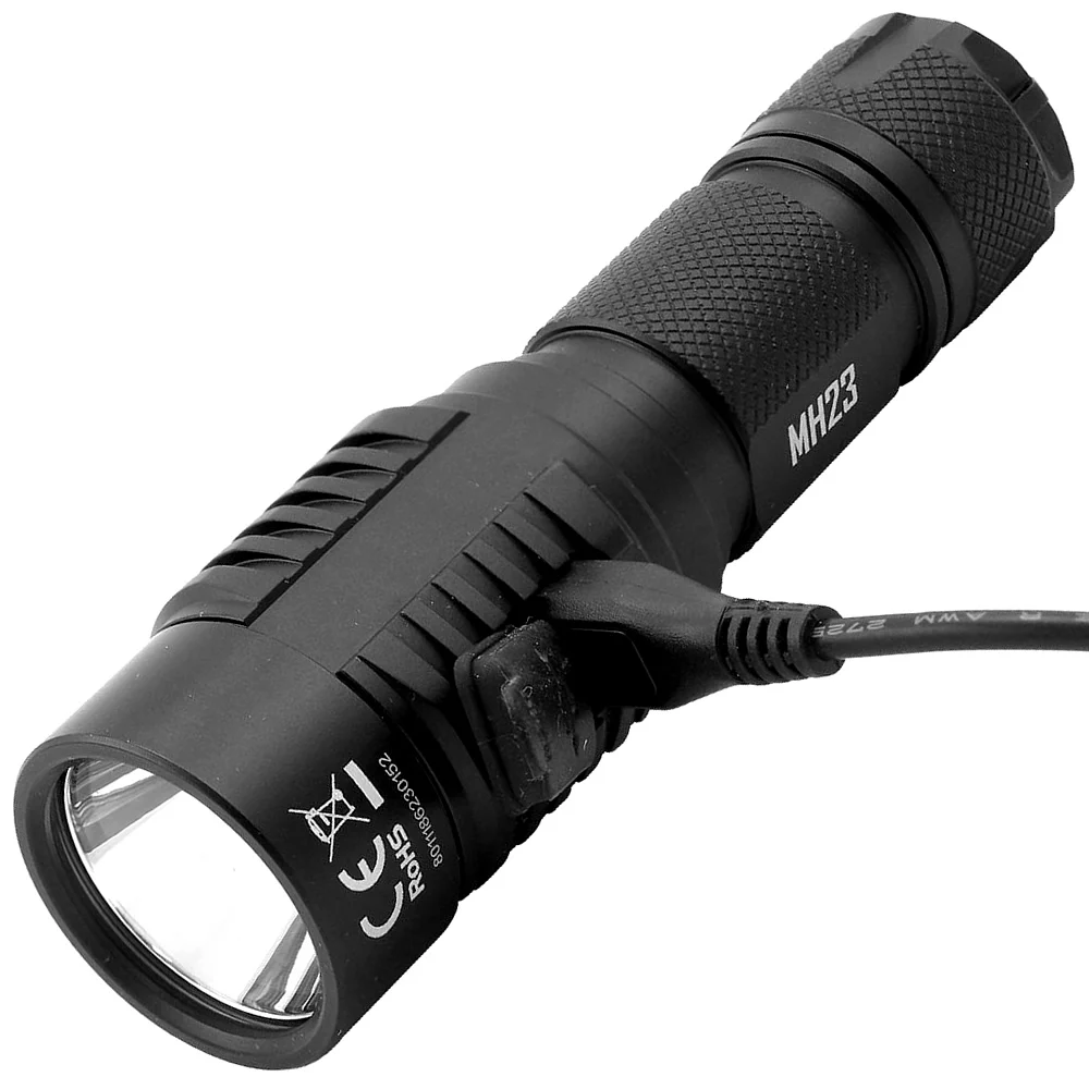Перезаряжаемый фонарик NITECORE MH23 светодиодный водонепроницаемый уличный фонарь с