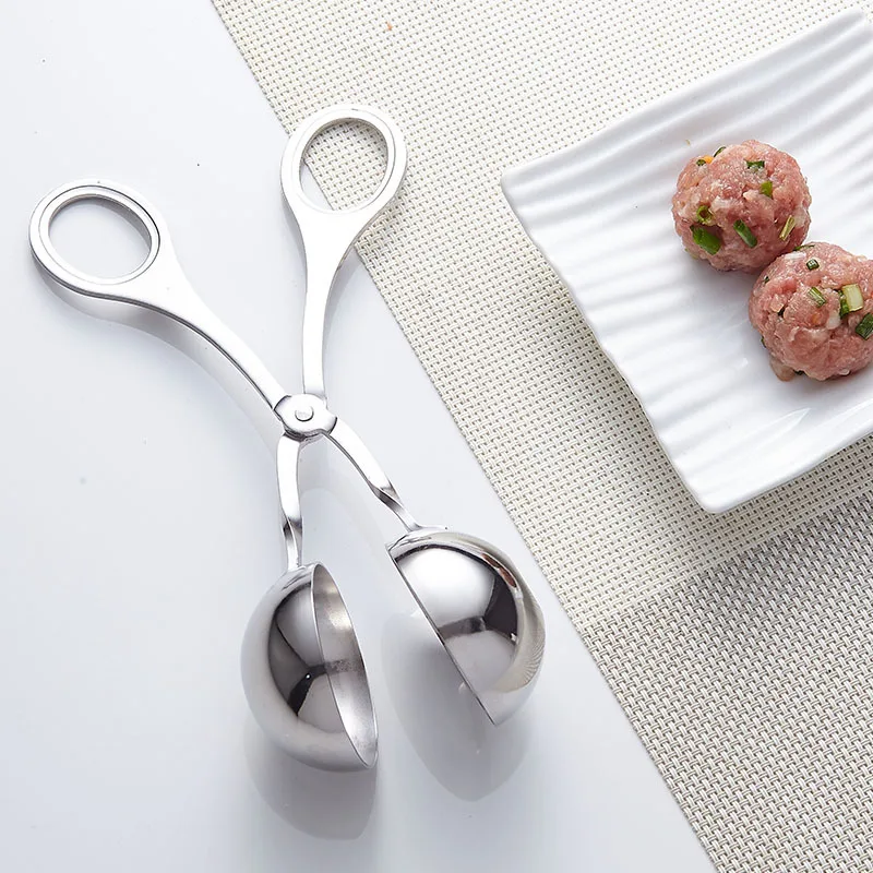 Мясной шарик из нержавеющей стали кухонные принадлежности щипцы для печенья