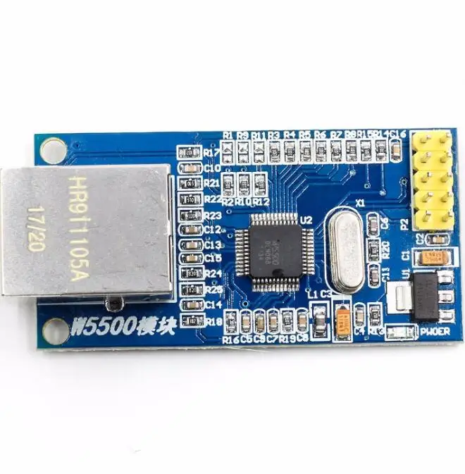 Для Arduino W5500 Ethernet сетевые модули для TCP/IP 51/STM32 SPI интерфейс 3 V 5V I/O MCU|Интегральные