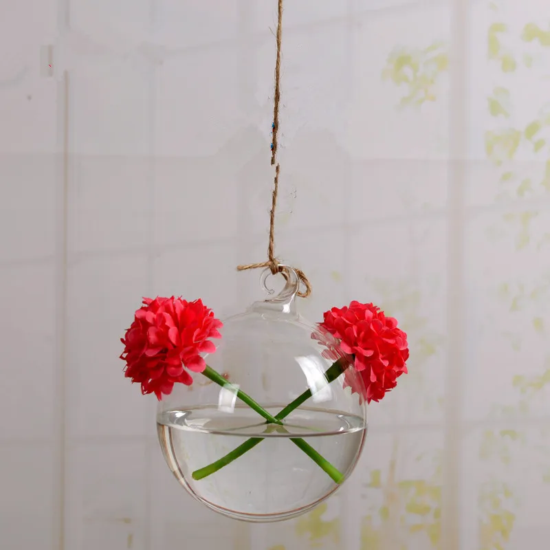 Диаметр = 10 см красивый стеклянный террариум декоративная домашняя ваза стеклянный шар с двумя маленькими отверстиями креативная Свадебная декоративная подставка