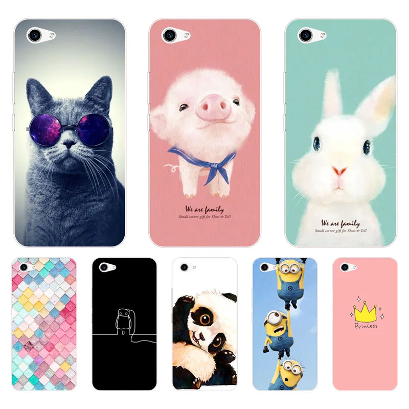 for vivo y81 Case,Silicon Painted animals Painting Soft