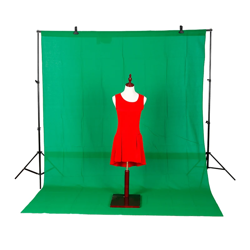 

High Quality 2mx2m Studio Photography Photo Backdrops Background Support System Stands and 2mx3m cotton backdrop