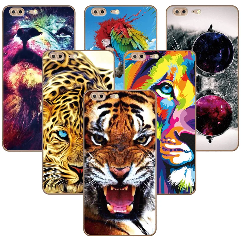 For Leagoo T5 Case 5.5&quot Mobile Phone Back Cover Bag Fearsome Animal 5.5 inch Fundas Capa |