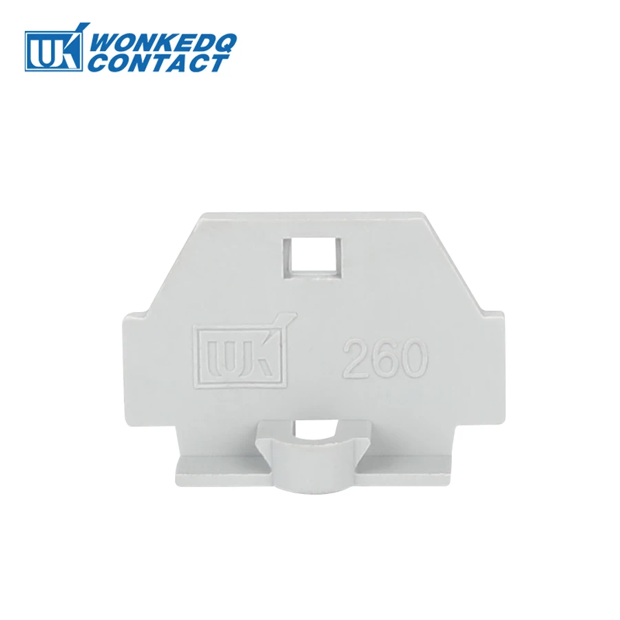 260 361 End Plate for WAGO Mini Din Rail Terminal Blocks End Cover