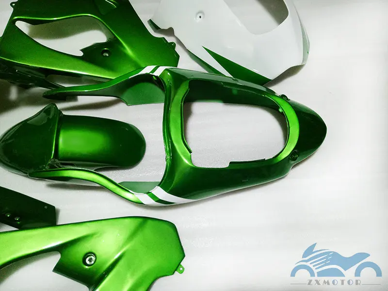 Бесплатный индивидуальный комплект обтекателей для Kawasaki Ninja темно зеленый