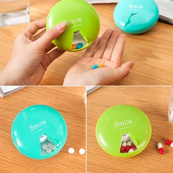 

New PP Medical Kit Portable Rotation Weekly Rotating Pillbox Travel Pill Case Medicine Box Drugs Pill Container 7 Days