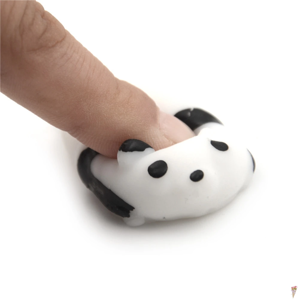 1PCS Cute kawaii Squishy Panda Mochi Squeeze Stretchy Kawaii Decompress Anti-stress Phone Straps charms | Мобильные телефоны и