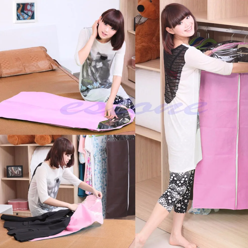 

S/M/L/XL Coat Clothes Garment Suit Cover Bags Dustproof Hanger Storage Protector-P101