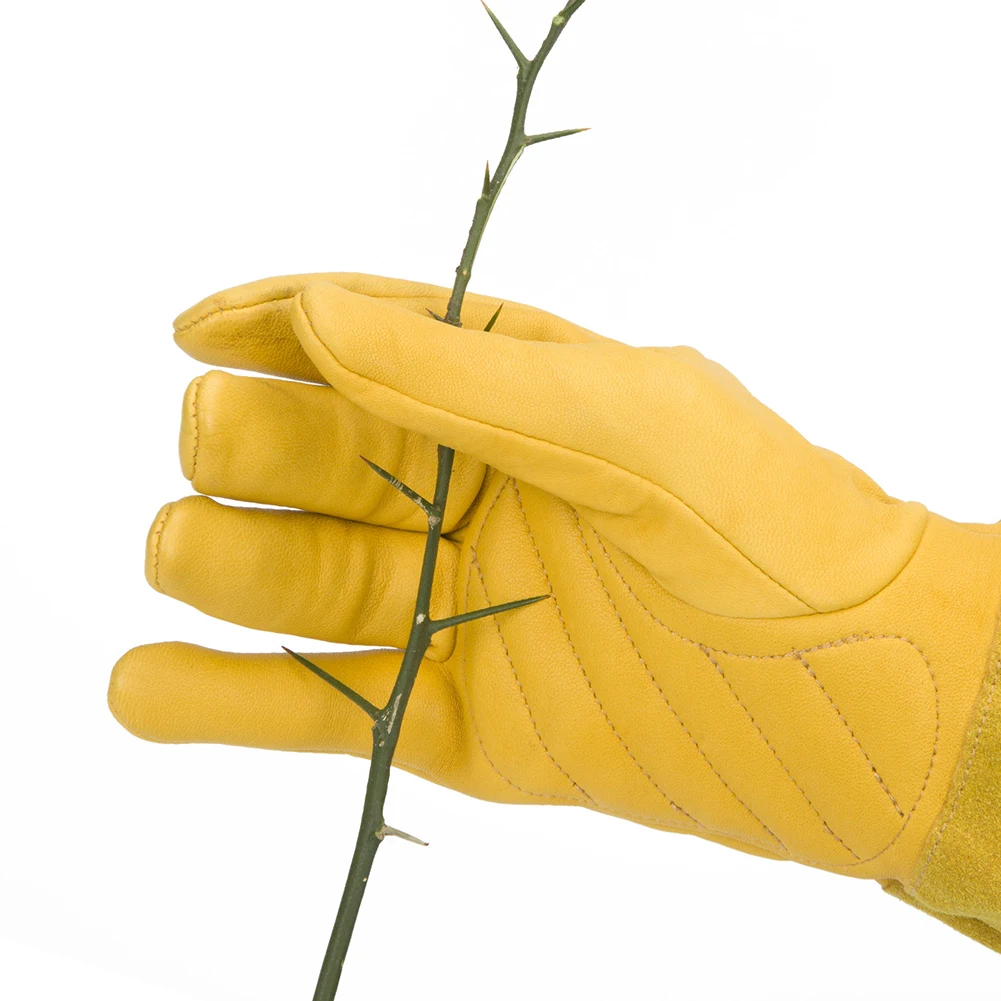 

1 Pair Faux Fleece Practical Gardening Protective Garden Gloves Flower Household Farm Thorn Proof Accessories Digging Gauntlet