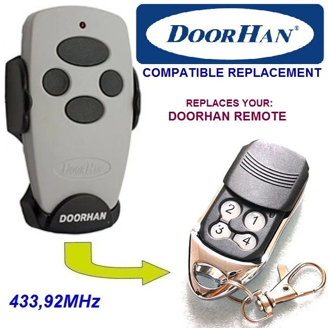 

100PCS FOR DOORHAN garage door Remote Control Remote Transmitter