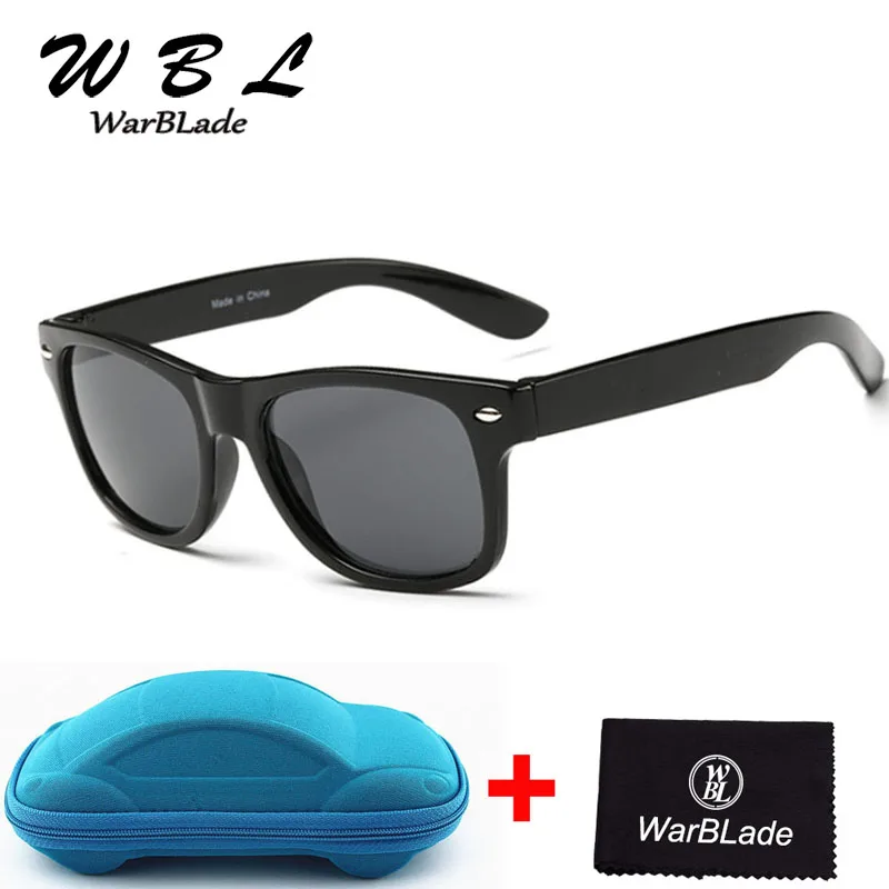 WarBLade Children Gift Cool Sunglasses for Kids Sun Glasses for Children Boys Girls Sunglass UV 400 Protection with Case