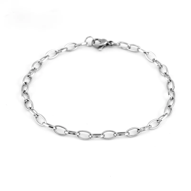 Risul-women-Jewelry-4mm-long-oval-ROLO-new-style-Bohemia-bracelet-squarewire-chain-personalized-Stainless-steel