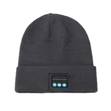 Новая горячая беспроводная Bluetooth вязаная круглая шапочка зимняя теплая уличная Беговая шапка Музыкальная гарнитура YAA99