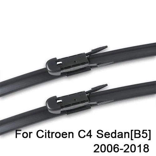 SLIVERYSEA заменить стеклоочистителя для Citroen C4 2004- лобовое стекло натуральный каучук замена стекла - Цвет: 2006-2018 Sedan