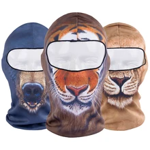Зимние Маски Маска животного Кепка для занятий спортом на открытом воздухе велосипедные прогулки Рыбалка мотоциклетные маски Лыжная маска-Балаклава Хэллоуин Полная маска для лица