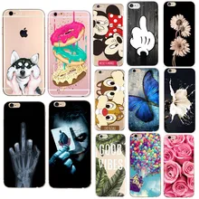 Чехол для телефона, чехол для iPhone 6, 6s, 7, 8 Plus, X, 10, XS, милый мультяшный цветок, любовь, сердце, стежок, мягкий ТПУ чехол для iPhone 6, 5, 5S, SE