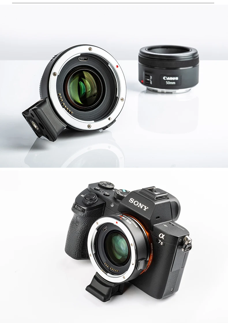 Viltrox EF E II адаптер для крепления объектива AF Автофокус редуктор усилитель