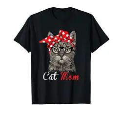 GILDAN брендовая мужская рубашка крутая забавная кошка мама Рубашка для любителей кошек-подарок на день матери