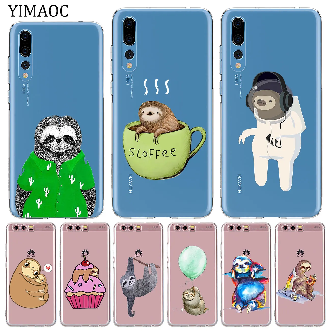 Мягкий силиконовый чехол YIMAOC для телефона Huawei P30 P20 Pro P10 P8 P9 Lite 2017 2016 2015 P smart Z