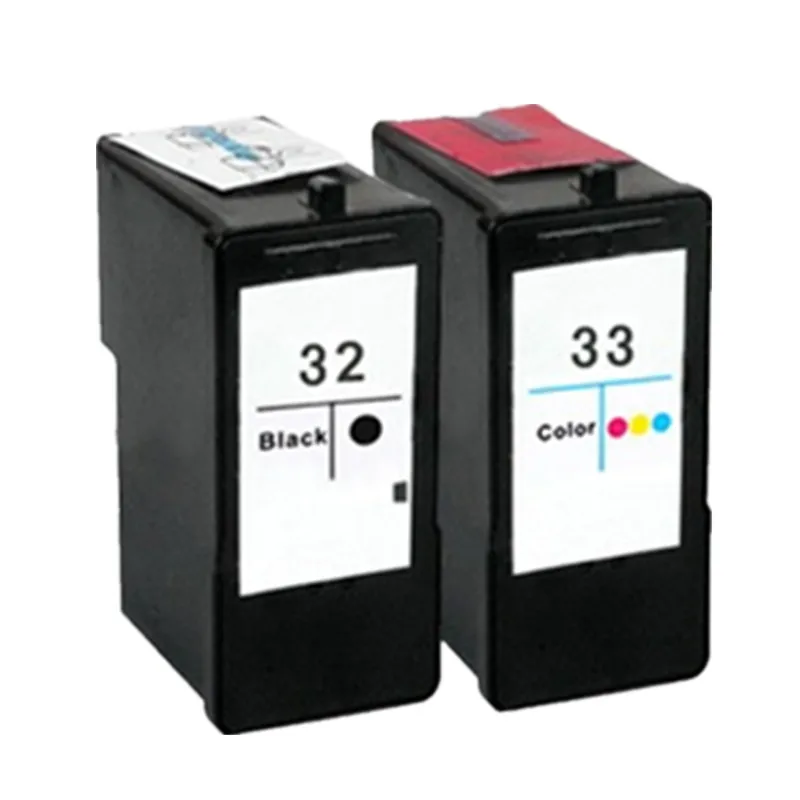 

2 Combo Pack Ink Cartridge for Lexmark 32 33 Lex #32 Lex #33 X5250