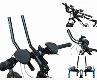 

Road Bick Cycling Race Bicycle MTB Aluminum Alloy Triathlon Handlebar Rest HandleBar/TT Handlebar Separated 2pcs Pipe Rest End