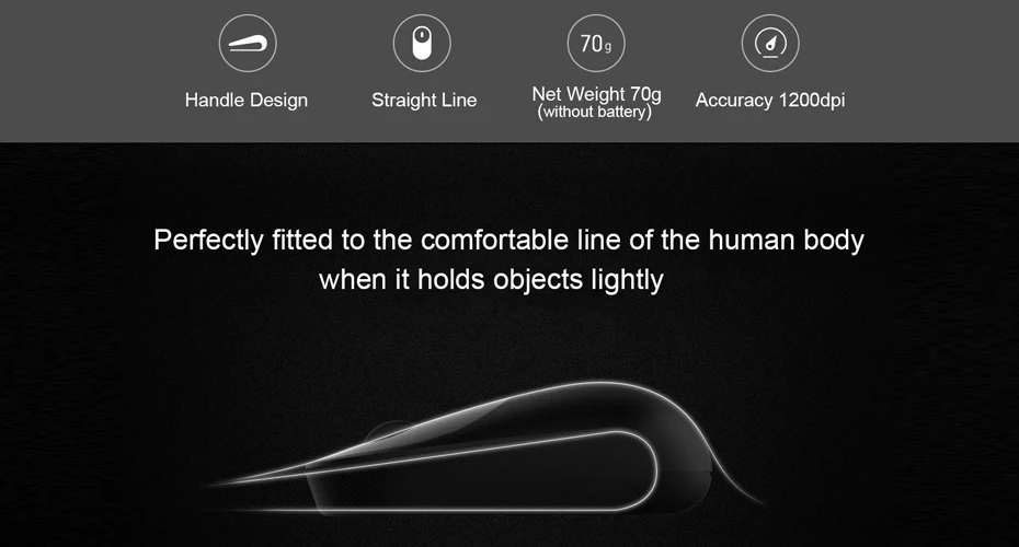 Original Xiaomi Mouse Wireless Mouse Youth Version Portable Mice For Macbook Mi Notebook Laptop 1200 DPI For Overwatch Dota2 -2