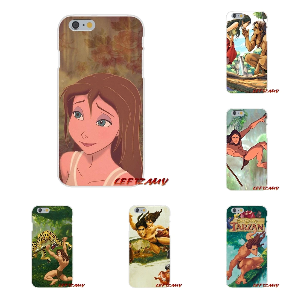 

For iPhone X XR XS MAX 4 4S 5 5S 5C SE 6 6S 7 8 Plus Accessories Phone Cases Covers Cartoon Tarzan