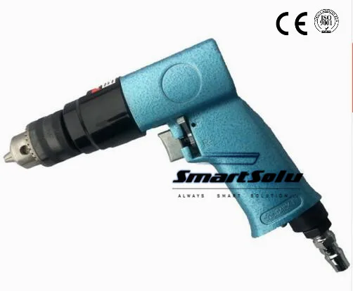 

Free shipping Pneumatic Drill 3/8`` Collet Air Drilling Machines Pistol Type Reversible Air Power Driller Tools High Quality