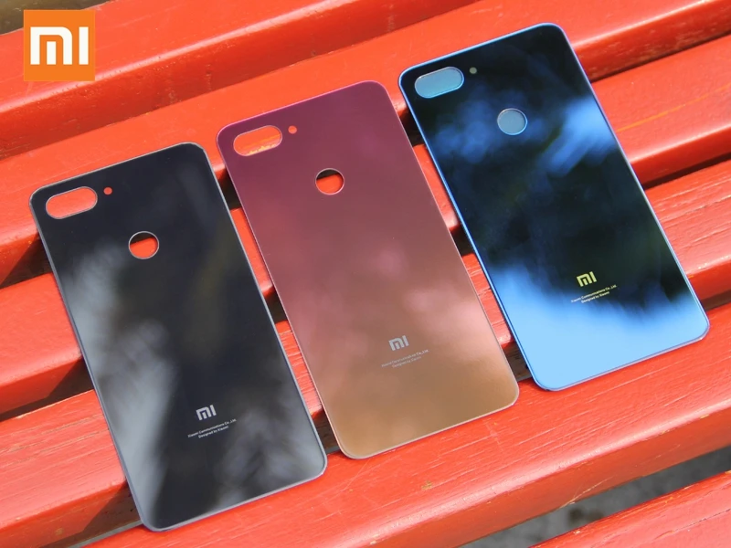 XIAO mi чехол на заднюю панель s задняя крышка батареи для Xiaomi mi 8 Lite mi 8 Lite стеклянный задний Чехол