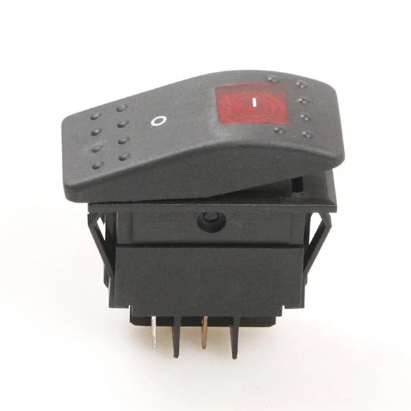 Best price 2pc Red LED OFF/ON Boat Car Rocker Switch RK1-06 With Rubber Seal | Обустройство дома