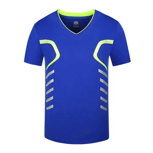 Размера плюс 7XL 8XL 9XL Для Мужчин's быстрая сухая сетчатая Спортивная светоотражающие рубашки дышащие свободные футболки мужской Повседневное Фитнес Футболки - Цвет: 59 blue