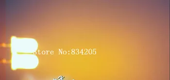 

5mm yellow LED fog shape Light Beads