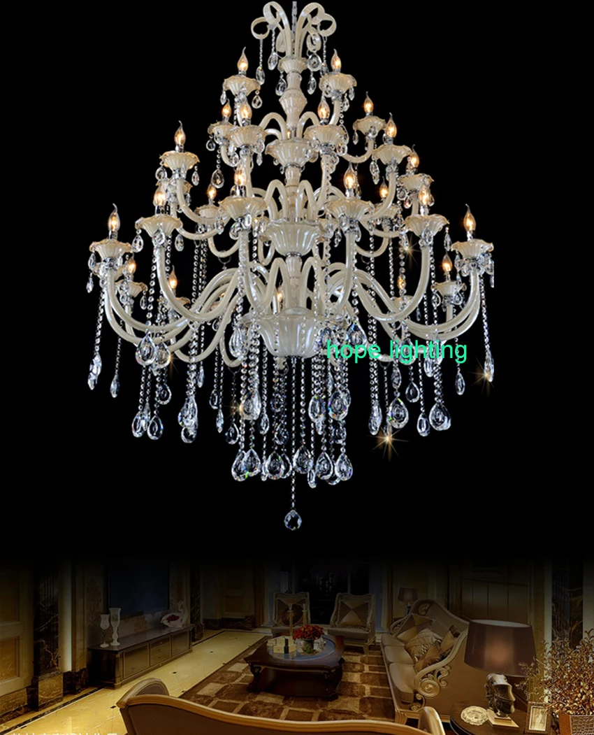 modern crystal chandelier bed room Antique Luxurious Large Crystal Chandelier for hotel luxury crystal chandelier foyer led lamp