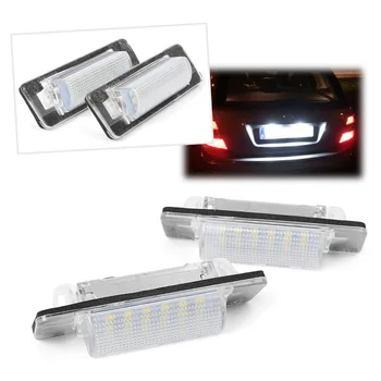 

For Mercedes Benz W210 4D Sedan FaceliftCar LED license Number Plate Light Lamp Lighting Indicators OEM Replacement CE 2PCS