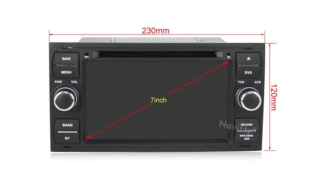 Cheap Android 8.1 Car dvd multimedia player radio audio For Ford Mondeo S-max Focus C-MAX Galaxy Fiesta Form Fusion Connect GPS Navi 2