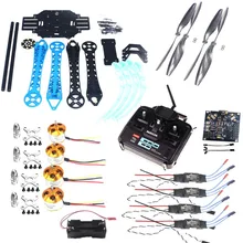 S500 RC Drone ARF Upgrade Kit Frame + Landing Gear + KK Flight Control Board + 1045 Carbon Propellers + 6CH TX RX F08151-F